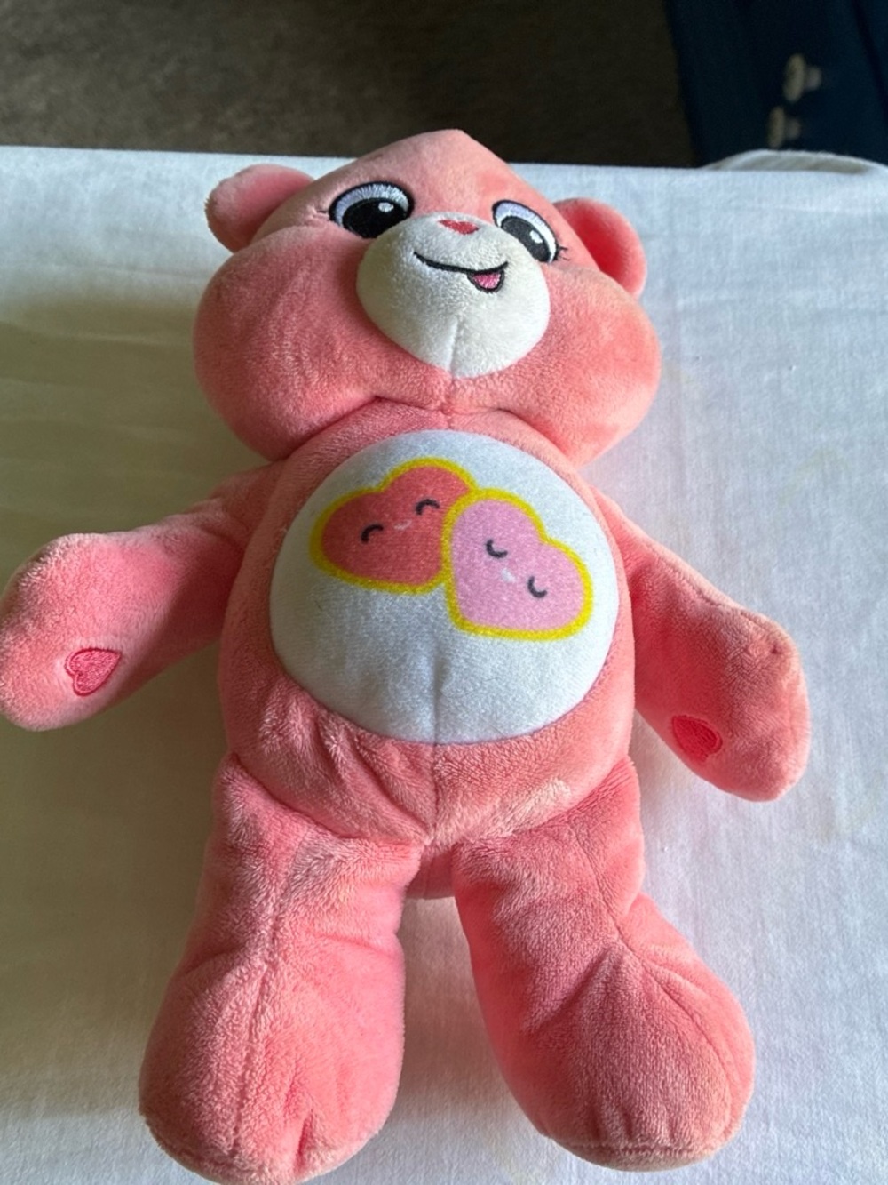 Care Bears Pink Twin-Heart Belly Plush